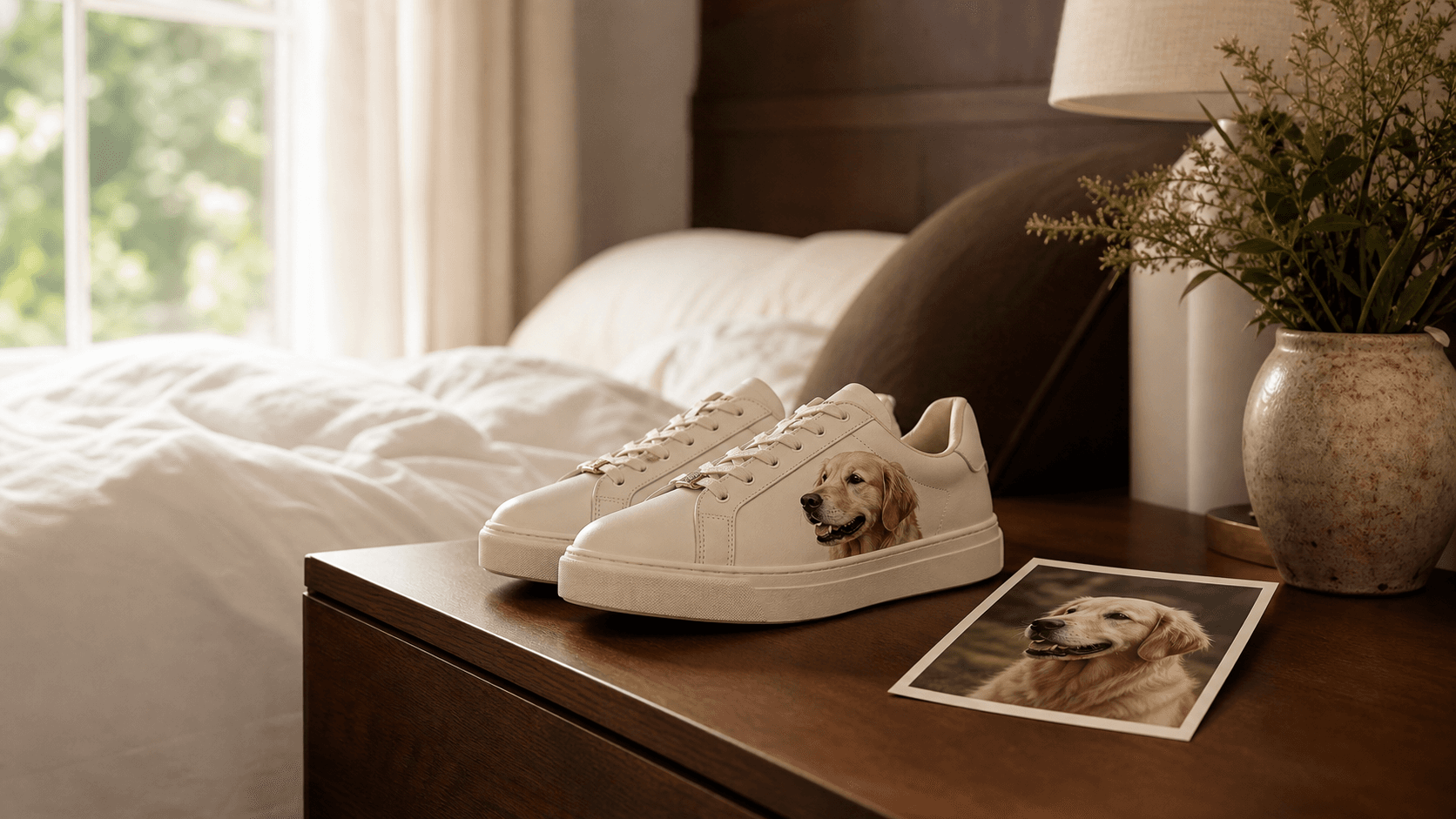Custom memorial shoes